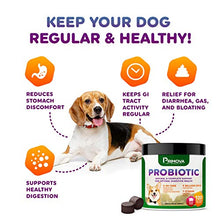 Load image into Gallery viewer, Primova Probiotics for Dogs - Natural Digestive Enzymes for Dogs - 9 Billion CFU Canine Probiotics & Prebiotics for Digestion, Immunity, Bad Breath - Relieves Diarrhea, Gas, Constipation - 120 Chews