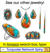 Load image into Gallery viewer, Turquoise Pendant Necklace in Sterling Silver 925