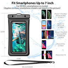 Load image into Gallery viewer, Syncwire Waterproof Phone Case, 2 Pack IPX8 Universal Waterproof Phone Pouch Underwater Dry Bag Compatible with iPhone 12 SE2 11 Pro XS Max XR X 8 7 6s Plus Galaxy S10 S9 Note 10 Google Pixel Up to 7"