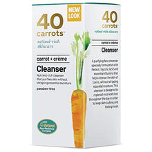 Load image into Gallery viewer, 40 Carrots Carrot and Creme Micro Active Retinal Cleanser, Paraben Free (4 oz Box)