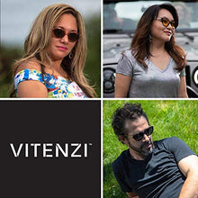 Load image into Gallery viewer, VITENZI Full Reader Sunglasses Cat Eye Readers for Reading Under The Verona Sun in Champagne 1.50