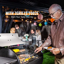 Load image into Gallery viewer, Z Grills Wood Pellet Grill & Smoker, 8 in 1 BBQ Grill for Outdoor Cooking, Auto Temperature Control, 697 sq in Cooking Area, 7002E