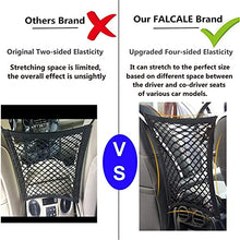 Load image into Gallery viewer, DYKESON Dog Car Net Barrier Pet Barrier with Auto Safety Mesh Organizer Baby Stretchable Storage Bag Universal for Cars, SUVs -Easy Install, Car Divider for Driving Safely with Children & Pets