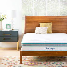 Load image into Gallery viewer, Linenspa 10 Inch Memory Foam and Innerspring Hybrid Mattress - Medium Feel - Twin
