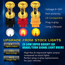 Load image into Gallery viewer, Alla Lighting 3156 3157 LED Bulbs 3000lm Extreme Super Bright Turn Signal Lights for Cars Trucks T25 3057 3457 4157 4057, Amber Yellow