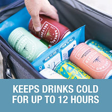 Load image into Gallery viewer, CleverMade Reusable Ice Pack - Long Lasting Cold Freezer Packs for Insulated Coolers & Lunch Bags - Add Water & Freeze - Clever Ice - No Ice Needed - Size Small - Set of 5