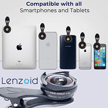 Load image into Gallery viewer, Phone Camera Wide Angle Lens 0.6X and 10x Macro HD 4K 2 in 1 Travel kit Detachable Clear Vision no Dark Circle