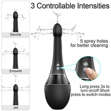 Load image into Gallery viewer, Automatic Electric Enema Bulb with 7 V-Modes & 3 Speeds, SENSIVO Anti Back-Flow Silicone Anal Douche for Men Women Reusable, Enema Kit for Colon Cleansing, Anal Cleaner Douche Bottle Shower Enema