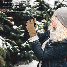Load image into Gallery viewer, Winter Knit Gloves Warm Full Fingers Men Women with Upgraded Touch Screen - Anti-Slip Glove Fleece Lined VGOGFLY