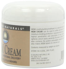 Load image into Gallery viewer, Source Naturals MSM Cream, 4 Ounce (Pack of 2)
