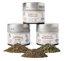 Load image into Gallery viewer, Gustus Vitae - Italian French Countryside Gourmet Seasoning & Spice Collection - Artisanal Salt Free Spices - All Natural - Non GMO - Small Batch - Hand Packed - Magnetic Tins