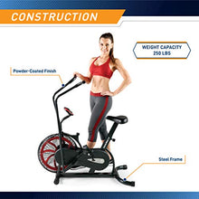 Load image into Gallery viewer, Marcy Fan Exercise Bike with Air Resistance System – Red and Black – NS-1000