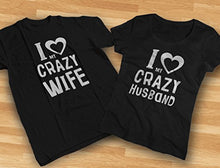 Load image into Gallery viewer, Couples Shirts Husband and Wife Shirts for Couples His and Hers Matching Set Man Gray Large/Woman Gray XX-Large