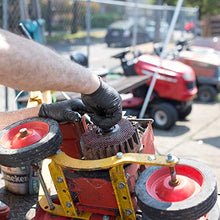 Load image into Gallery viewer, AMMEX X3 Industrial Black Nitrile Gloves, Case of 1000, 3 mil, Size Large, Latex Free, Powder Free, Textured, Disposable, Non-Sterile, BX346100