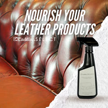 Load image into Gallery viewer, Cadillac Select Leather Furniture Cleaner and Conditioner for Couch, Car Auto Interior Seats, Bags, Jackets, Large Leather Surfaces – Complete Care Spray