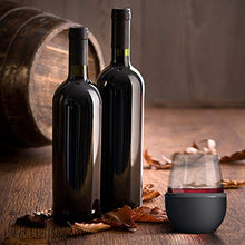 Load image into Gallery viewer, Asobu Insulated Stemless Wine Glass Stainless Steel Sleeve and Wine Glass (White)