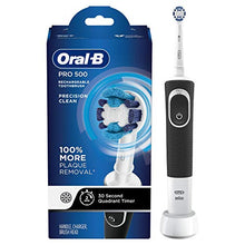 Load image into Gallery viewer, Oral-B Pro 500 Electric Power Rechargeable Toothbrush with Automatic Timer and Precision Clean Brush Head
