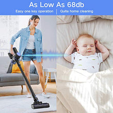 Load image into Gallery viewer, Wowgo Cordless Vacuum Cleaner, 160W Powerful Suction Stick Vacuum with 40min Max Long Runtime Detachable Battery, 4 in 1 Lightweight Quiet Handheld Vacuum Cleaner for Home Hard Floor Carpet Pet Hair