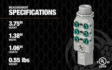 Load image into Gallery viewer, Madison Electric Products MEIBB Intersystem Bonding Bridge , Gray