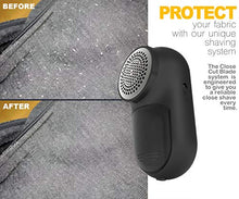 Load image into Gallery viewer, Magictec Rechargeable Fabric Shaver, Lint Remover Sweater Defuzzer Lints Fuzzs Pills Pilling Trimmer for Clothes and Furniture -Battery Operated