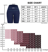 Load image into Gallery viewer, IUGA Workout Shorts for Women with Pockets 8"/5" High Waisted Compression Running Shorts Tummy Control Biker Shorts for Women