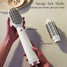 Load image into Gallery viewer, T3 AireBrush Duo Interchangeable Hot Air Blow Dry Brush with Two Attachments – Includes 15 Heat and Speed Combinations, T3 IonFlow Technology, Volume Booster Switch, Lock-in Cool Shot
