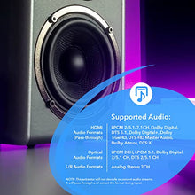 Load image into Gallery viewer, 4K Audio Extractor HDMI by OREI, UltraHD 4K @ 60Hz 18G HDMI 2.0 Audio Converter SPDIF + 3.5mm Output HDCP 2.2 - Dolby Digital/DTS Passthrough CEC, HDR, Dolby Vision, HDR10 Support (HDA-912)