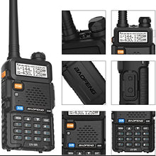 Load image into Gallery viewer, BAOFENG UV-5R Dual Band Two Way Radio (Black)