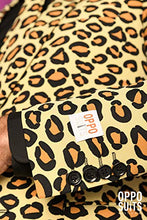 Load image into Gallery viewer, OppoSuits Men's The Jag Party Costume Suit, Brown, 48