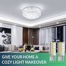 Load image into Gallery viewer, G9 Led Bulb 4W Bi Pin Base(40W Halogen Equivalent) 6000K Daylight White 360° Beam Angle,400 LM Non-dimmable for Home Lighting,5 Pack