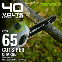 Load image into Gallery viewer, Greenworks 40V 8-inch Cordless Pole Saw with Hedge Trimmer Attachment 2.0Ah Battery and Charger Included