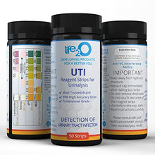Load image into Gallery viewer, Complete 4-in-1 Urinary Tract Infection Test Strips 50ct, Urine Test Strips for Women, Leukocytes, Nitrite, pH and BLO Testing at Home, Medical Grade High Precision, Test Kit for UTI Treatment