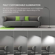 Load image into Gallery viewer, Floor Lamp, Lamps for Living Room TECKIN Reading Lamp Dimmable Adjustable Standing Lamp for Bedroom Office, 4 Level Brightness & 3 Color Temperatures