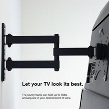 Load image into Gallery viewer, Expert Connect | TV Wall Mount Bracket | 17-42” | Full Motion Articulating | Tilt & Swivel & Rotation Adjustment | Max VESA 200x200mm | for LED, LCD, OLED and Flat Screen TVs Up to 55 lbs