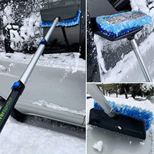 Load image into Gallery viewer, EVERSPROUT SnowBuster 1.5-to-4 Foot Extendable Ice Scraper & Snow Brush Kit (Scraper, Brush, Pole) | 8-10 Ft Standing Reach | Long Extension Handle for SUV/Truck/Car Windshield, Windows, Roof