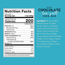Load image into Gallery viewer, 88 Acres Dark Chocolate Seed Butter & Granola Bar Bundle | Dark Chocolate Sea Salt | Gluten Free, Nut-Free Oat and Seed Snack Bar | Vegan & Non GMO | 12 Bars | 2 Butter Jars