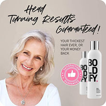 Load image into Gallery viewer, Thickening Spray + Shampoo + Conditioner: Boldify Hair Thickening Bundle: Volume, Root Lift, Texture, Biotin for Hair Retention, Recommended for Men & Women