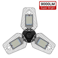 Load image into Gallery viewer, LZHOME LED Garage Lights, Deformable LED Garage Ceiling Lights 9000 Lumens, 82W CRI 80 Led Shop Lights for Garage, Adjustable Garage Lights, Led Garage Lighting (No Motion Activated) (1-Pack)