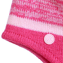 Load image into Gallery viewer, C9 Champion Kids' Peruvian Hat with Ear Flaps and Fleece Lining, Pink Peruvian, Girls'