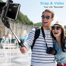 Load image into Gallery viewer, Selfie Stick Bluetooth, Doosl Selfie Stick Tripod - Extendable Tripod Stick with Remote - Facetime Phone Stand, Wireless Selfie Stick Tripod, Portable Tripod for Phone