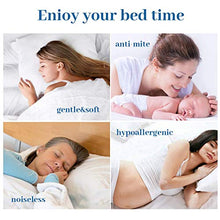 Load image into Gallery viewer, CHOPINMOON All Season Oversized Queen Size Soft Comforter,Quilted Duvet Insert with Corner Tabs,Winter WAM,Luxury, Fluffy,Reversible,White/Grey,98x98 inches