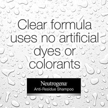 Load image into Gallery viewer, Neutrogena Anti-Residue Clarifying Shampoo, Gentle Non-Irritating Clarifying Shampoo to Remove Hair Build-Up & Residue, 6 fl. oz