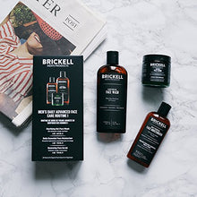 Load image into Gallery viewer, Brickell Men's Daily Advanced Face Care Routine I, Gel Facial Cleanser Wash, Face Scrub, Face Moisturizer Lotion, Natural and Organic, Scented