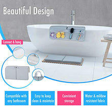 Load image into Gallery viewer, Elis & Alis Bath Kneeler with Elbow Rest Pad, Baby Bath Kneeling Set, Knee and Elbow Cushioned Support, Water Resistant Fabric, Mesh Pocket for Infant Toys & Bathing Accessories