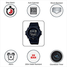 Load image into Gallery viewer, Casio G-Shock Men's Black Out Basic Series All Black Resin Watch DW6900BB-1