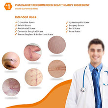 Load image into Gallery viewer, Silicone Scar Sheet, Scar Away, Scar Removal Treatment Sheet, 5.9'' x 1.6'',5 Pack, for Hypertrophic Scar,Keloid Scar,C-section Scar,Surgery Scar,Burn Scar, Acne Scar Removal Treatment by Ealionmed
