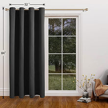 Load image into Gallery viewer, LORDTEX Black Room Divider Curtains - Total Privacy Wall Room Divider Screens Sound Proof Wide Blackout Curtain for Living Room Bedroom Patio Sliding Door, 1 Panel, 10ft Wide x 9ft Tall
