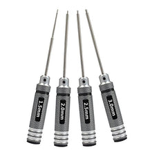 Load image into Gallery viewer, OFNMY 4pcs Hex Screw Driver Tools Kit Set 1.5mm 2.0mm 2.5mm 3.0mm Metric RC Helicopter Screw driver