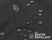 Load image into Gallery viewer, Little Donkey Andy Women's Lightweight Hooded Softshell Jacket for Running Travel Hiking, Windproof, Water Repellent Black Size L