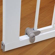 Load image into Gallery viewer, Munchkin Easy Close Pressure Mounted Baby Gate for Stairs, Hallways and Doors, Walk Through with Door, Metal, White